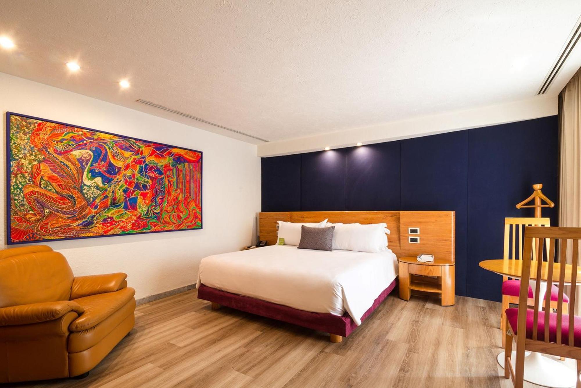 Hotel Camino Real Guadalajara Zapopan Exteriér fotografie A room at the hotel
